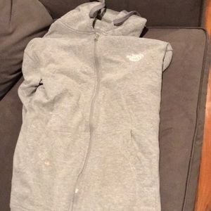 Zip up hooded sweatshirt